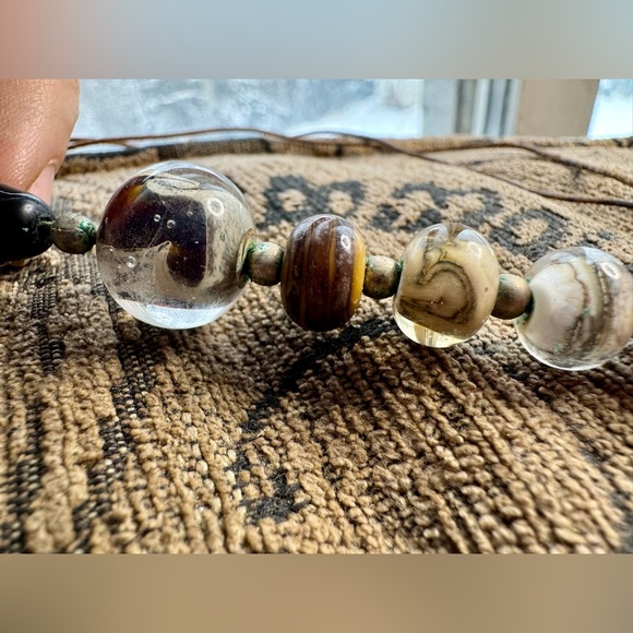 11 Vintage Murano Bead Necklace. - Picture 12 of 13